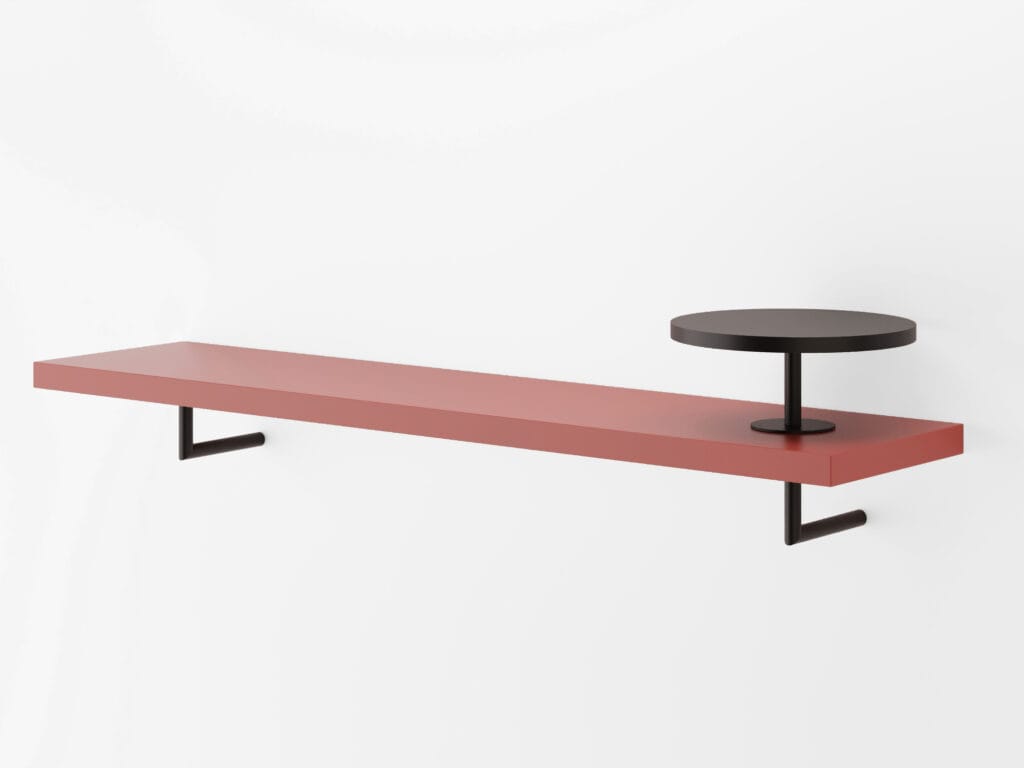 Debiut Wall Shelf with Top Extension